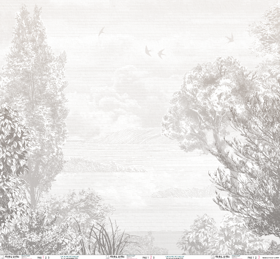 COSTA - white - 279 cm x 255 cm - tapeta idealna do sypialni