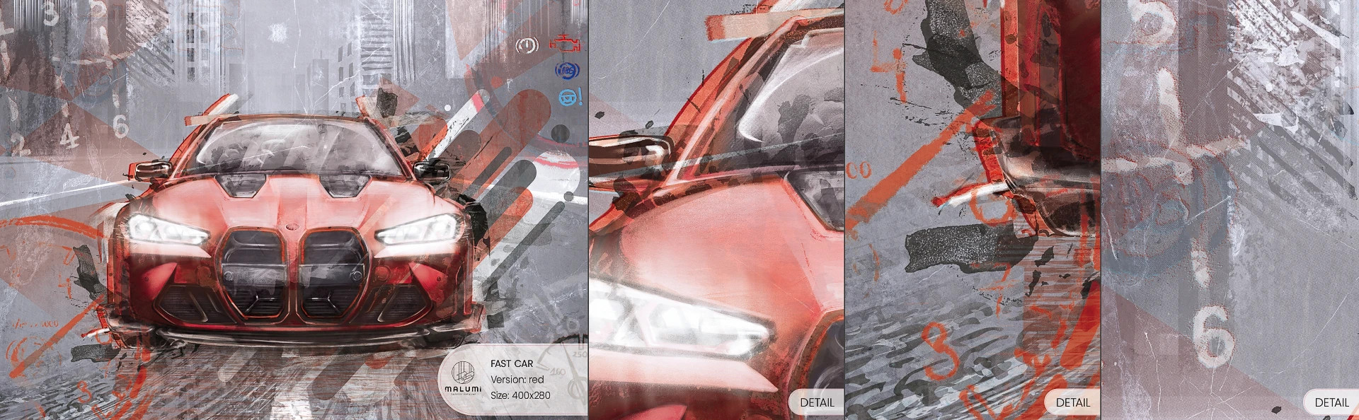 FAST CAR -red próbka