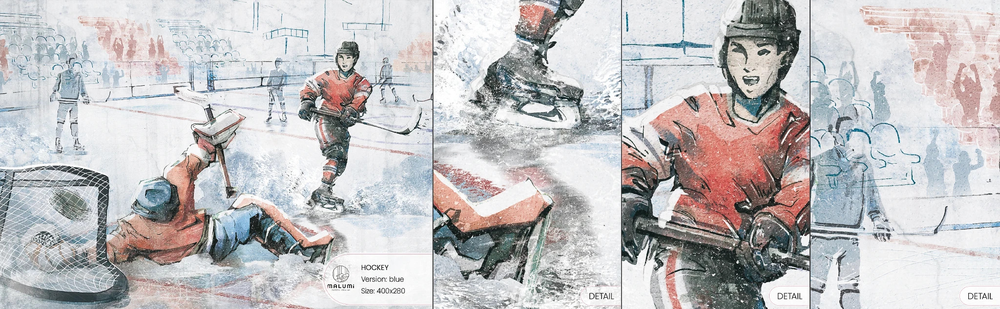 HOCKEY -blue- próbka