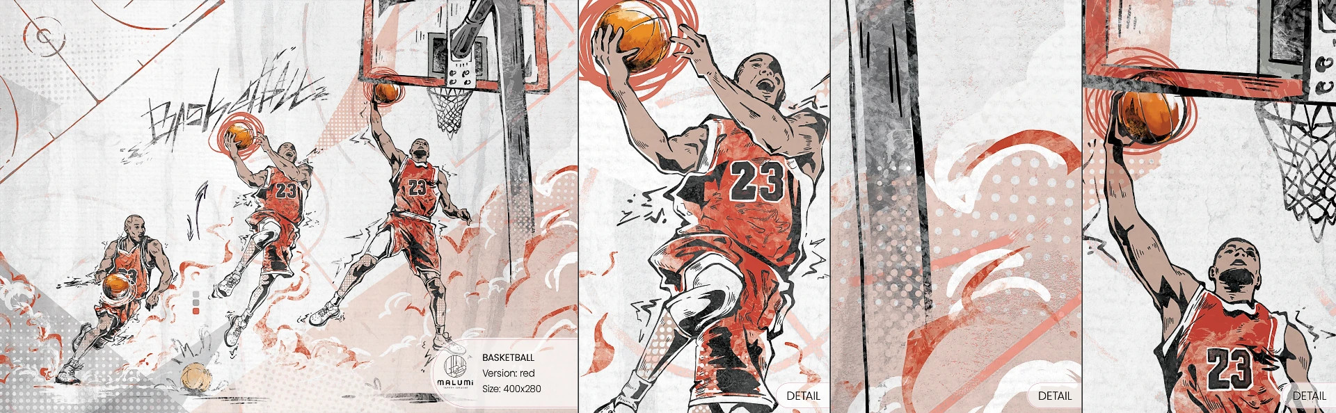 BASKETBALL - red - próbka