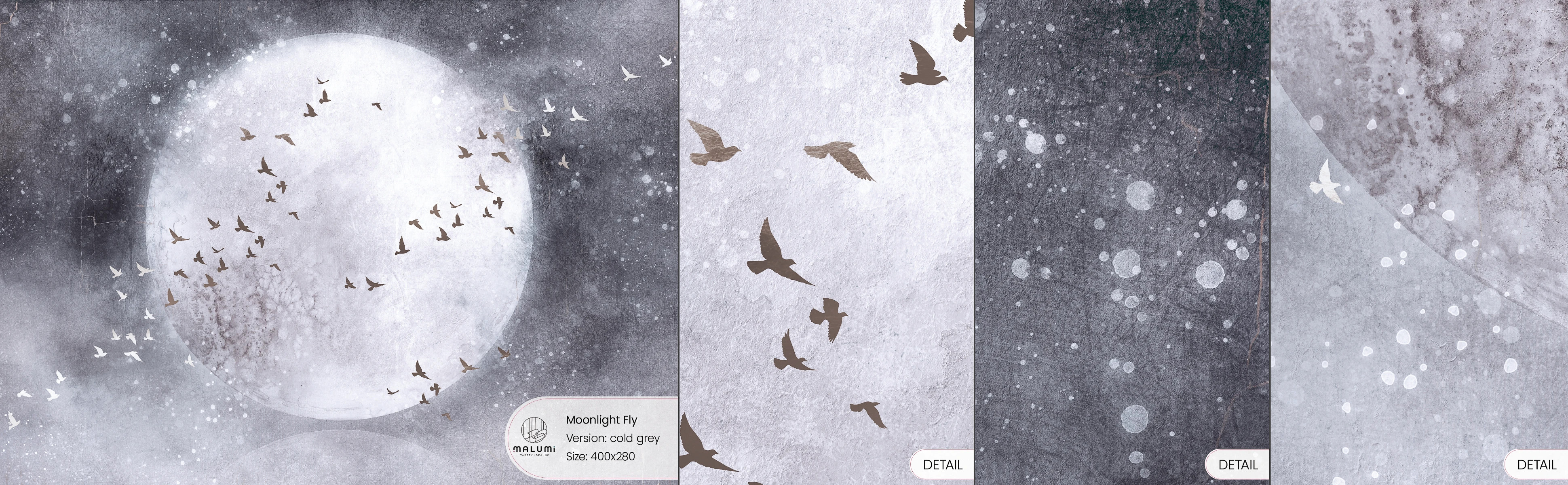 MOONLIGHT FLY - cold grey - próbka