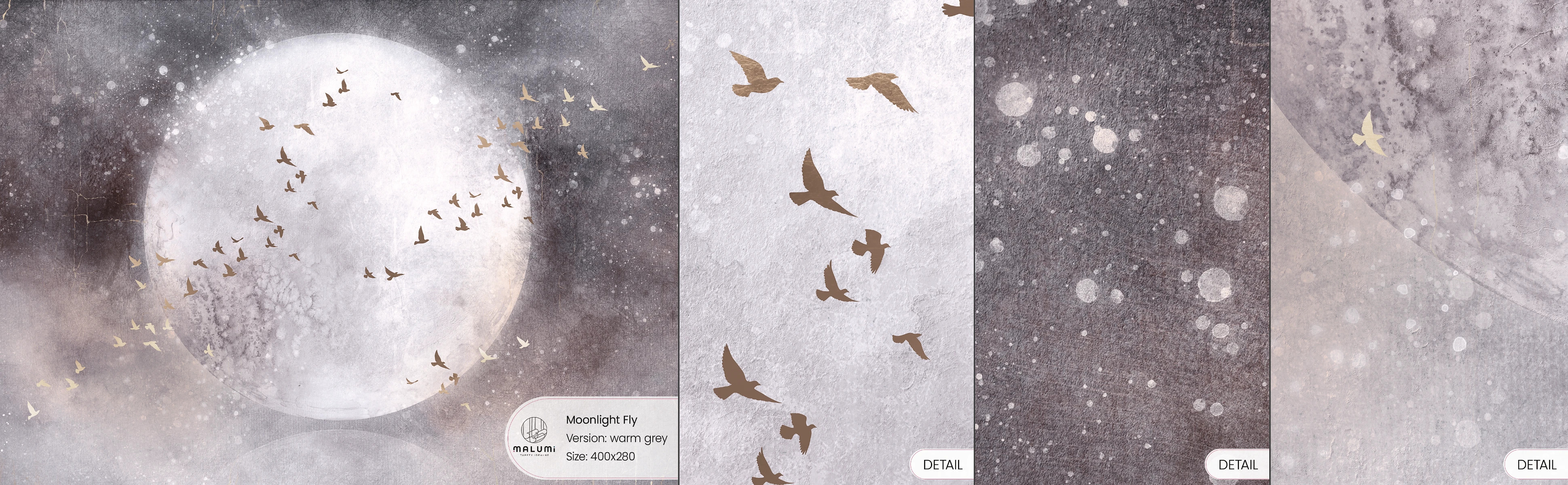 MOONLIGHT FLY - warm grey - próbka