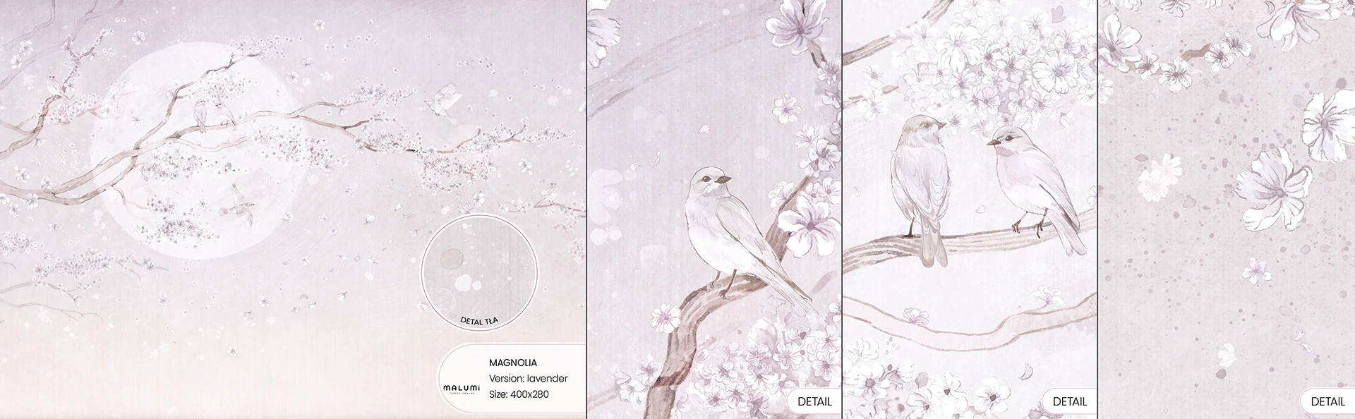 MAGNOLIA - lavender - próbka