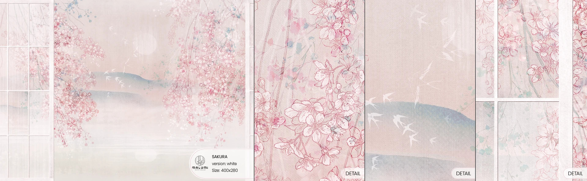 SAKURA - pink - próbka
