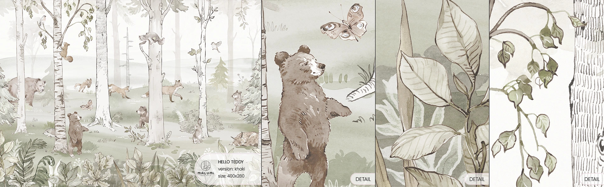 HELLO TEDDY - khaki - próbka