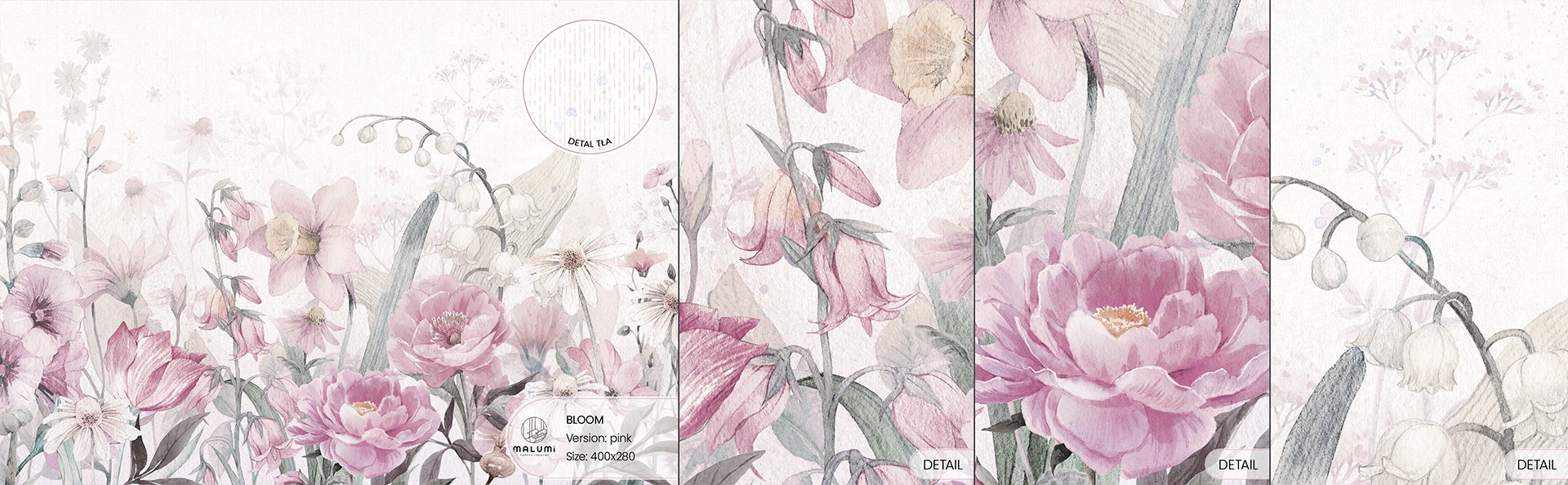 BLOOM - pink - próbka
